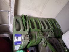 4 x 20ltr jerry cans