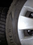 4x BMW Steel Wheels with Winter Tyres
