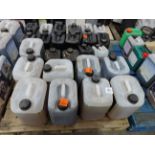 Selection of various growing chemicals.