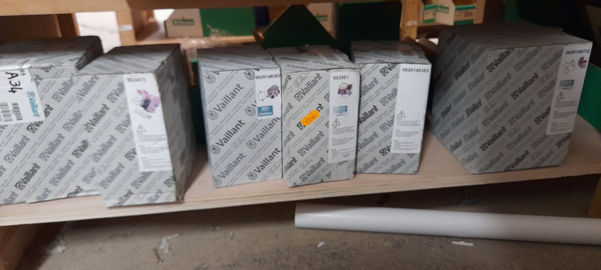 Quantity of boiler spares to shelves W7-20 to W7-23 to include Valliant gas valves, vessels & - Image 2 of 8