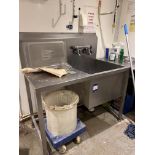 Stainless Steel Deep Sink (Disconnection by Qualified Tradesperson Only) With Wall Mount Counter