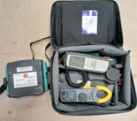 Assortment of KewTech equipment, to include: KewTech KT65 Digital Multi Function Tester, KewTech