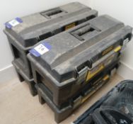 4x Stanley FatMax Storage Cases