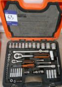 Bahco Socket and Spanner Set, to case