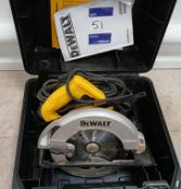 DeWalt DWE560 Circular Saw, to case