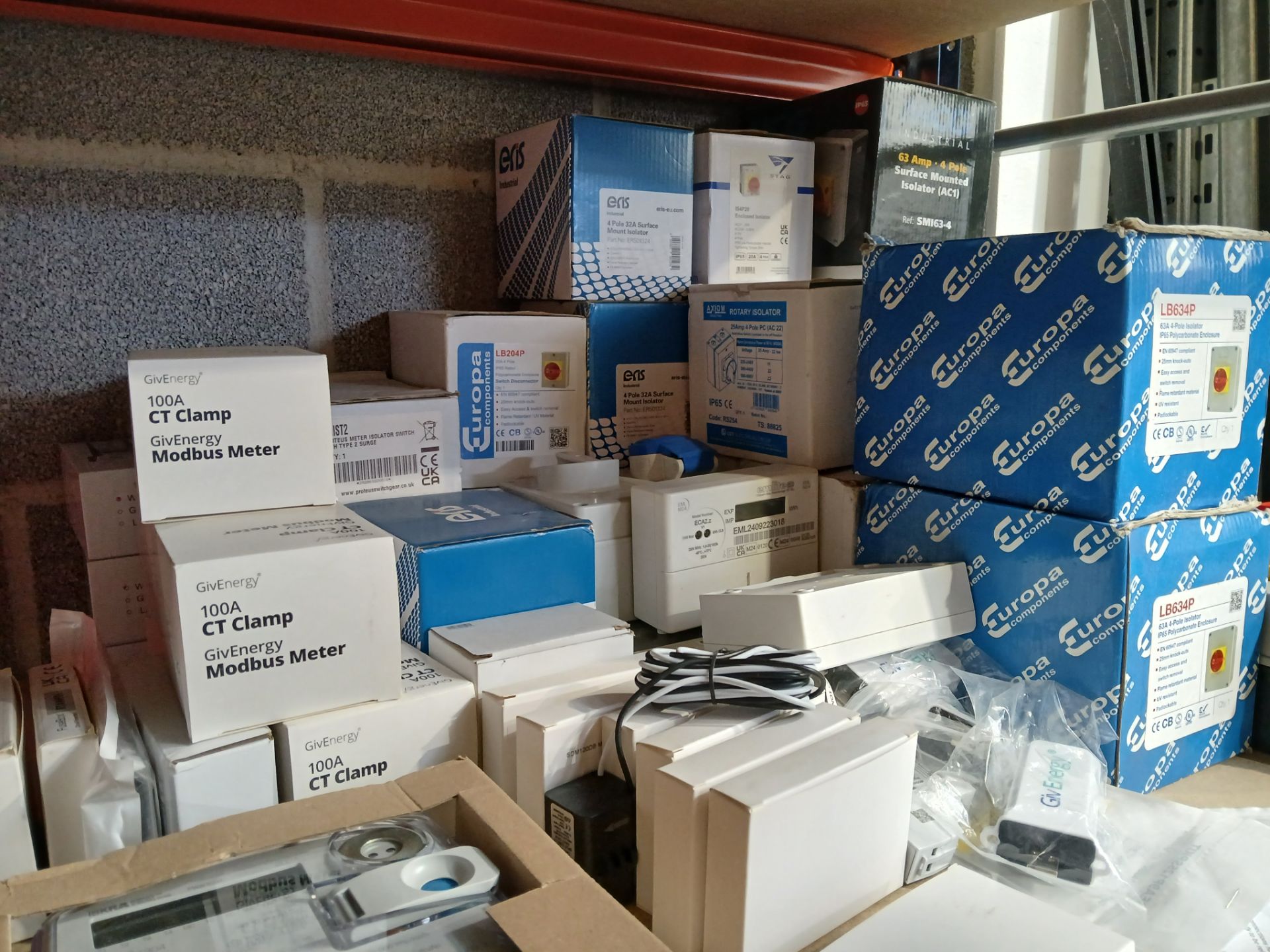 8x Bays of MFCALUX Boltless Shelving and Contents to include: Assortment of Roofing Components and - Image 22 of 27