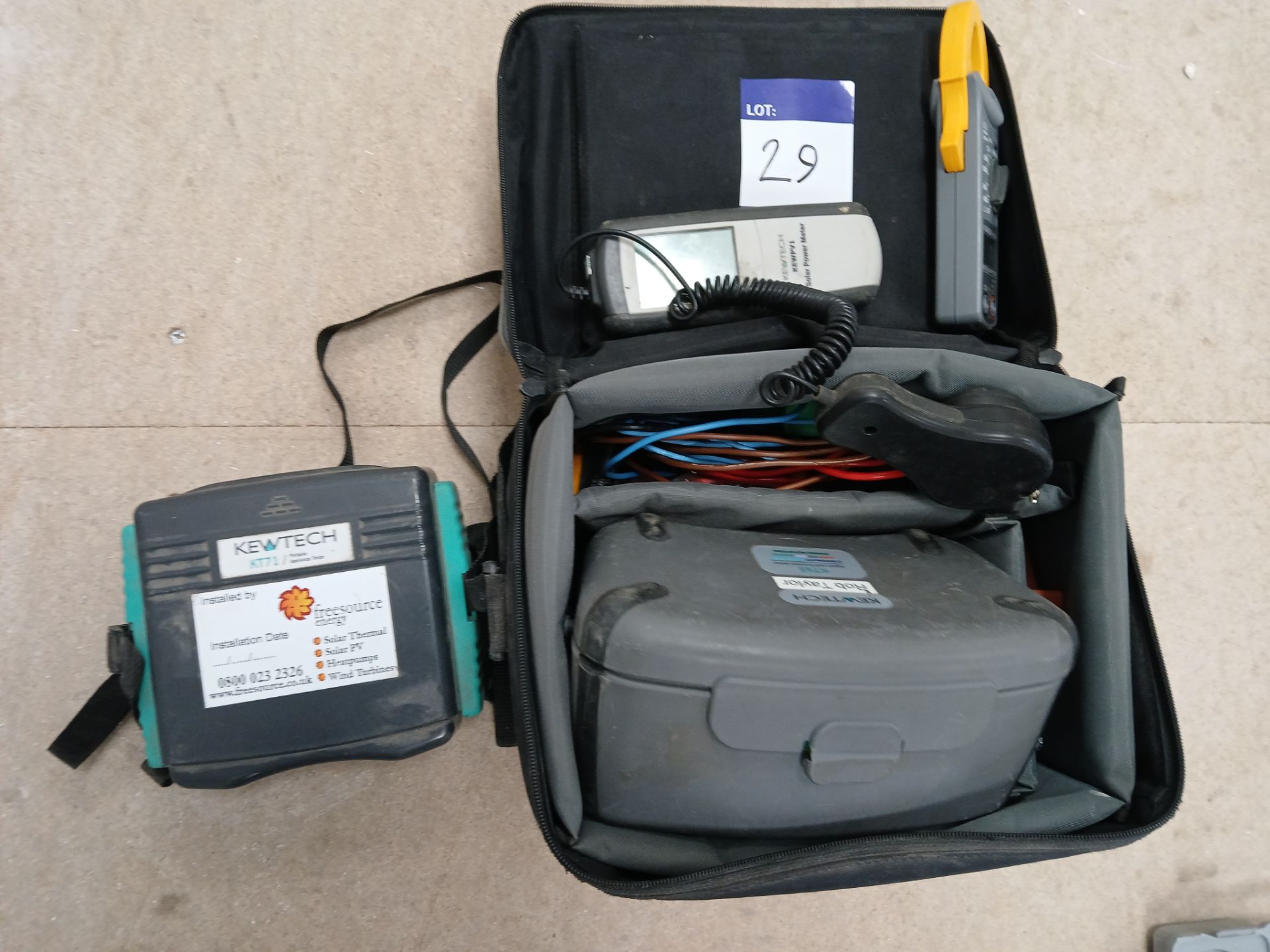 Assortment of KewTech equipment, to include: KewTech KT65 Digital Multi Function Tester, KewTech - Image 3 of 3