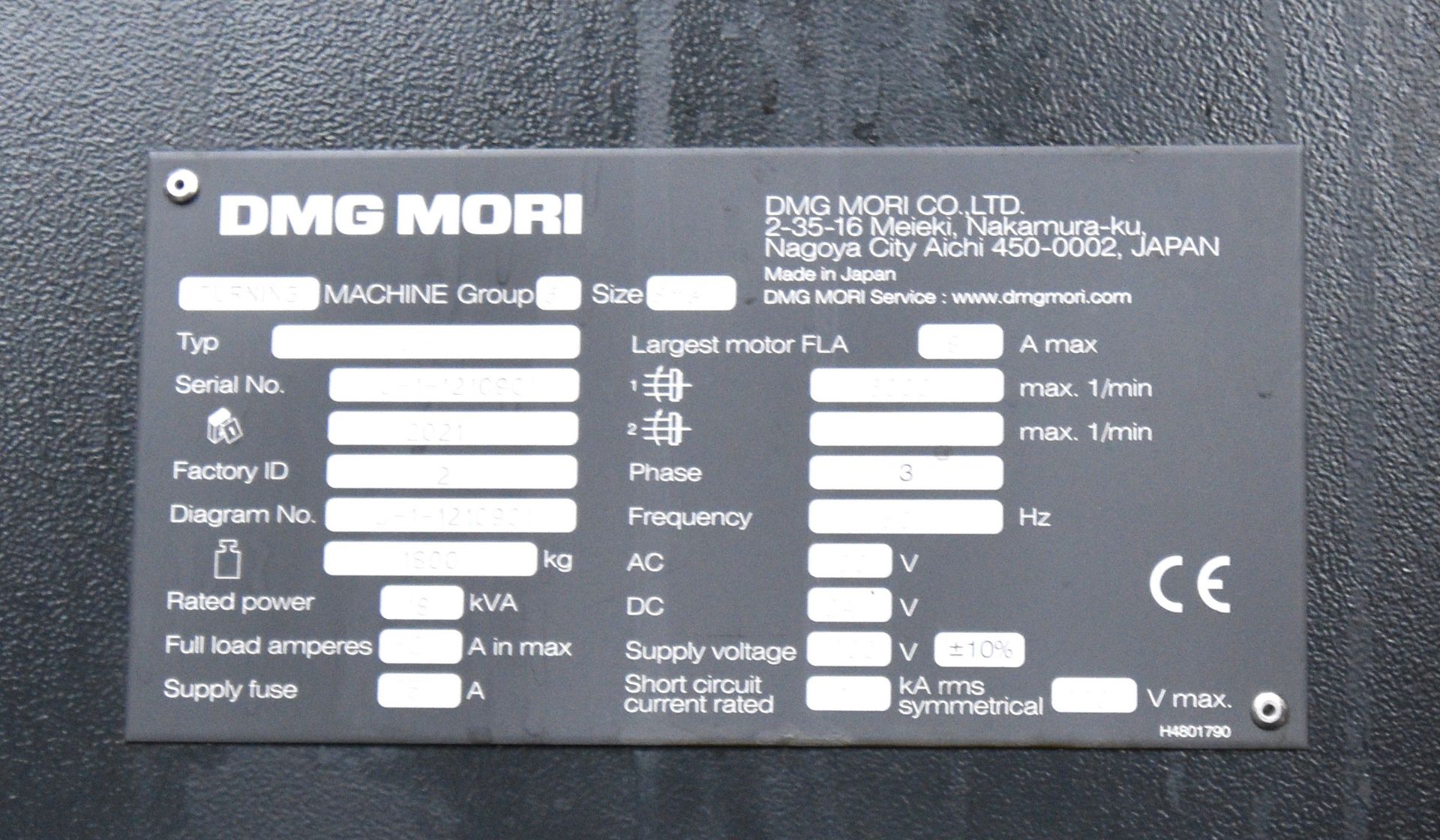 2021 DMG MORI J1 WASINO - Image 8 of 18