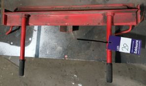 Clarke CMF24B 24” manual metal folder