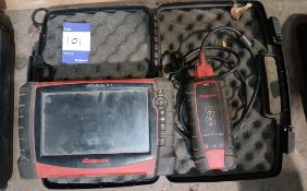 SnapOn Verus D10M4 handheld diagnostic kit, model EEHD301-6, with Verdict S3 interface and case,