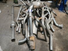 Various sections of exhaust systems (suitable for various makes/models of American RVs), as lotted