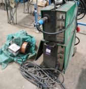 Migatronic 350 mig welding set, as lotted, with wire, sheet and regulator, gas bottle excluded