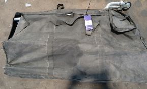 Mobile podium, with bag as lotted