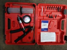 Neilsen CT3258 vacuum pressure pump and brake bleeding kit, as lotted