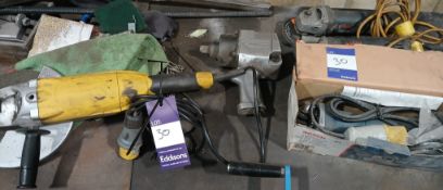 Lot comprising 4 : Various Bosch/Neilson grinders and Blue Point air driven wrench