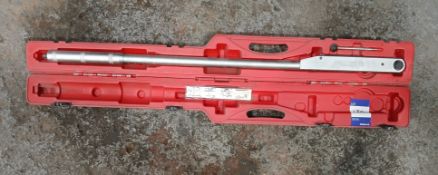 Britool HVT5000 torque wrench, as lotted with case