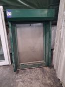 Green Window Frame with Roller Guard & Another