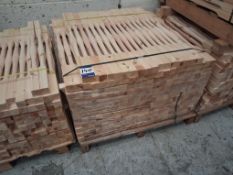 Pallet of Turned Spindles