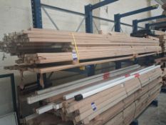 Approx. 100 3.6m & 4.2m Baserails in Mixed Oak and White