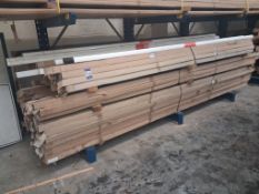 Approx. 90x 3.6m & 30x 4.2m Handrails in Mixed Oak and White