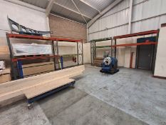 4 Bays of Boltless Pallet Racking