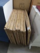 Qty of oval mirrors in rectangular frames- boxed