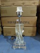 Qty of boxed table lamps