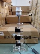 Qty of boxed table lamps