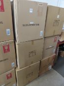 6x boxed ceiling lamps