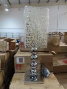 Qty of boxed table lamps