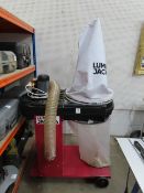 Lumberjack UDE130L 130 litre single bag mobile dust extractor (240V)