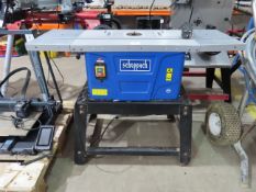 Scheppach HF50 single spindle vertical moulder on stand (240V), SN- 0109.28651