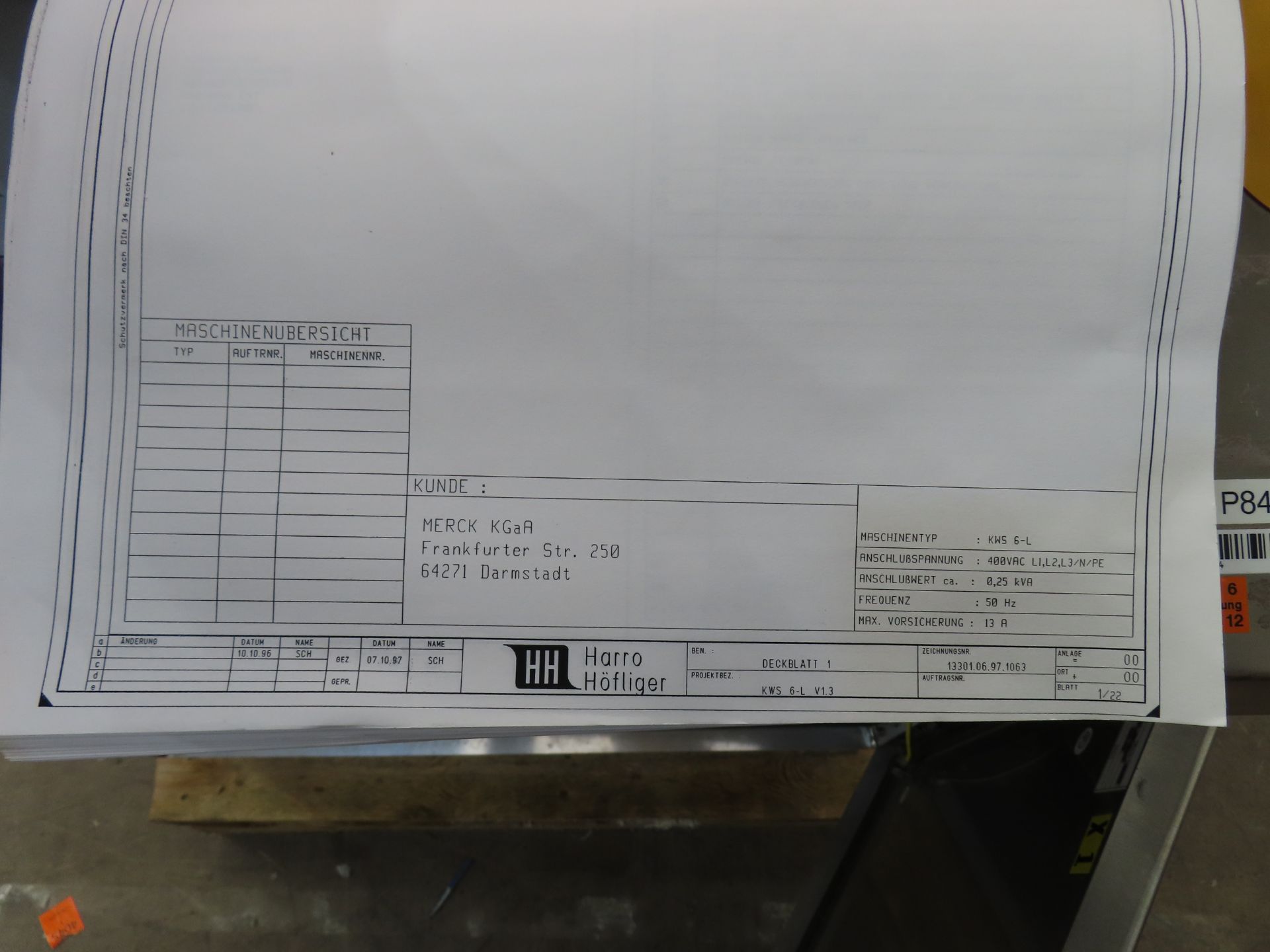 Harro Hofliger KWS 6-L Capsule Checkweighing system with standalone operator control panel - 3PH - Image 11 of 11