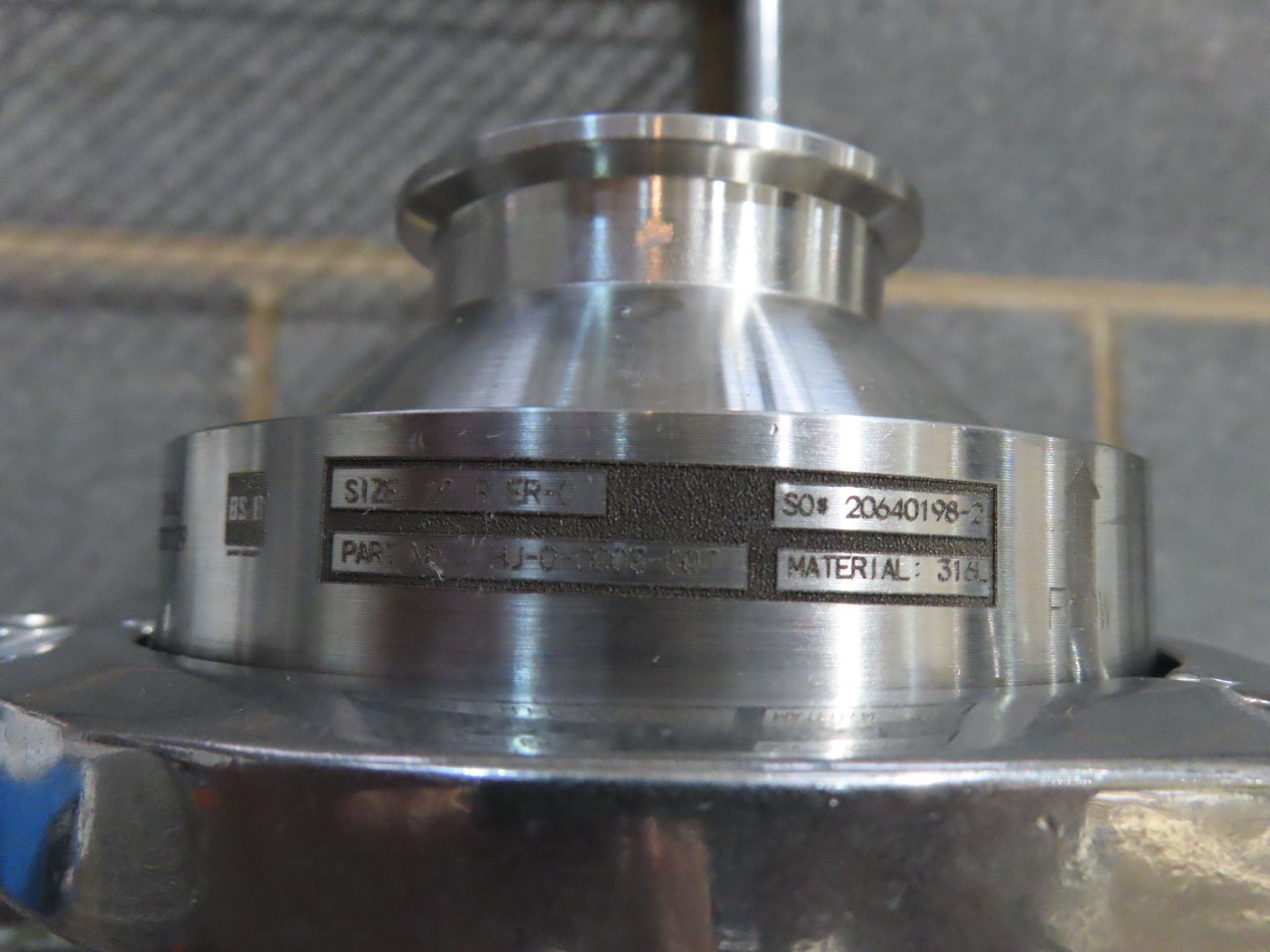 Stainless Steel Tri Clamp Typer Spray Device Holder/Retractable Sprayball holder, Endress + Hauser F - Image 7 of 10