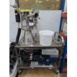 Trolley Mounted Filtration System to include Alfa Laval Labstak M20 Membrane Filtration Test Unit; A