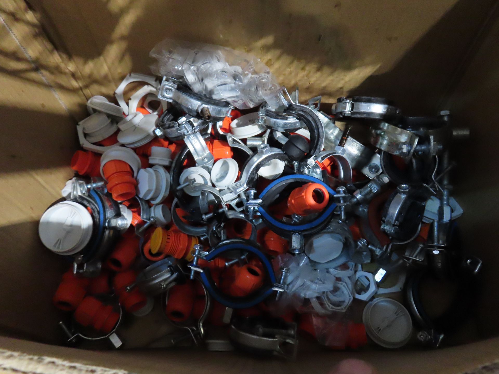 Contents of a Shelf - Plastic Housings, Emergency Exit Signs etc - Image 3 of 4