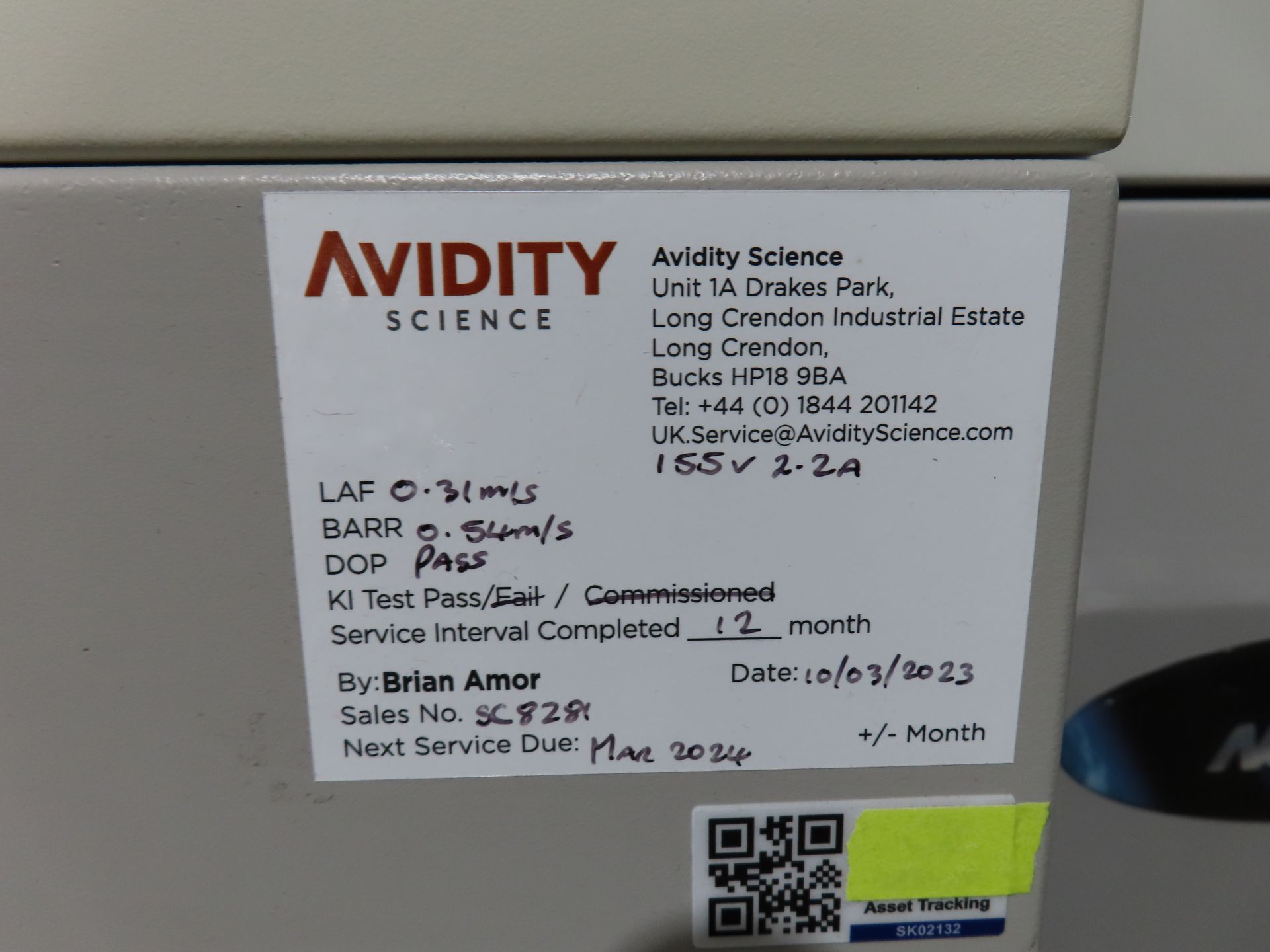Nuaire Labgard Biological safety cabinet (Class2) - Image 4 of 7