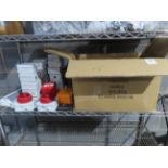Contents of a Shelf - Plastic Housings, Emergency Exit Signs etc