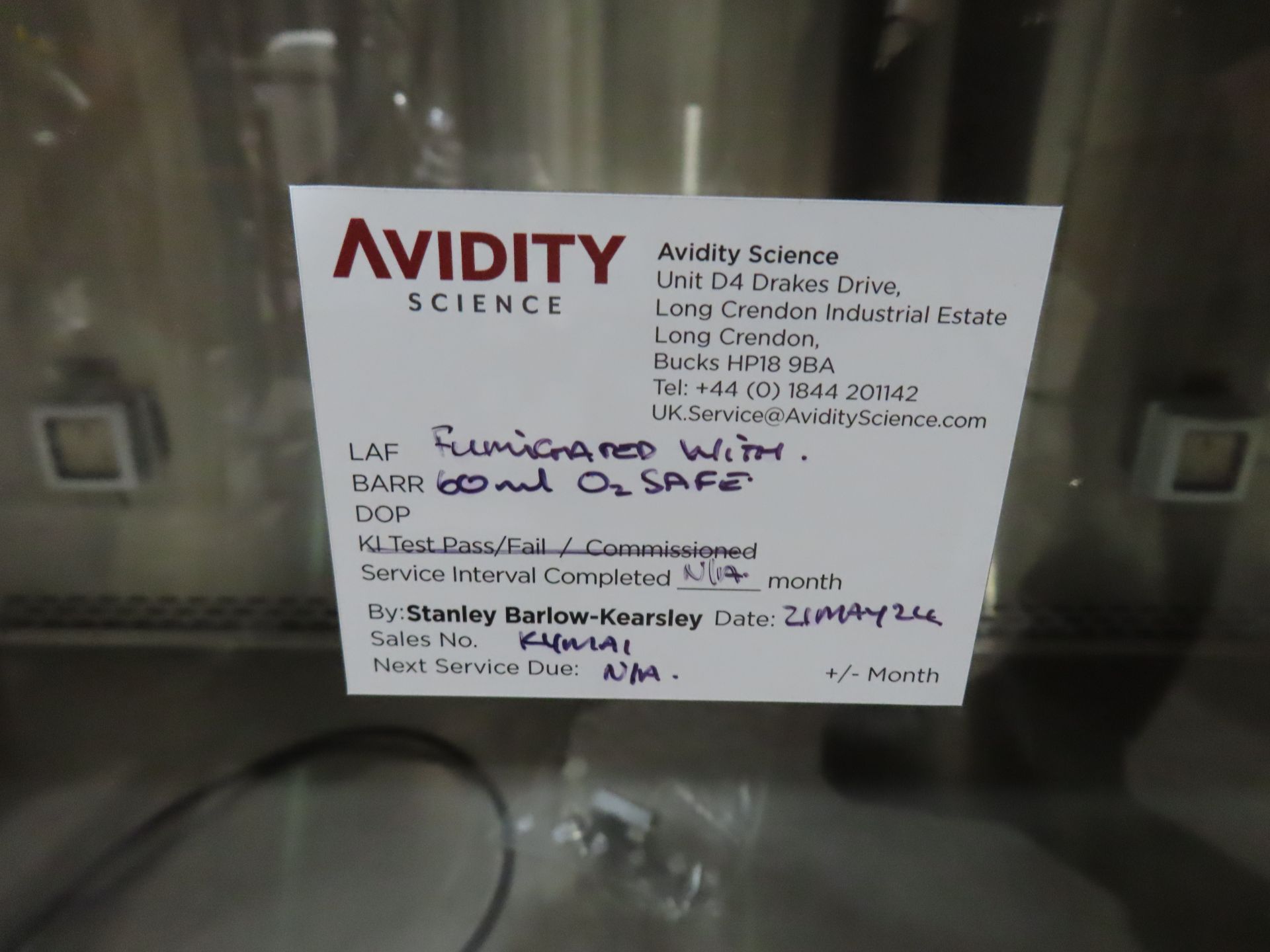 Nuaire Labgard Biological safety cabinet (Class2) - Image 5 of 7