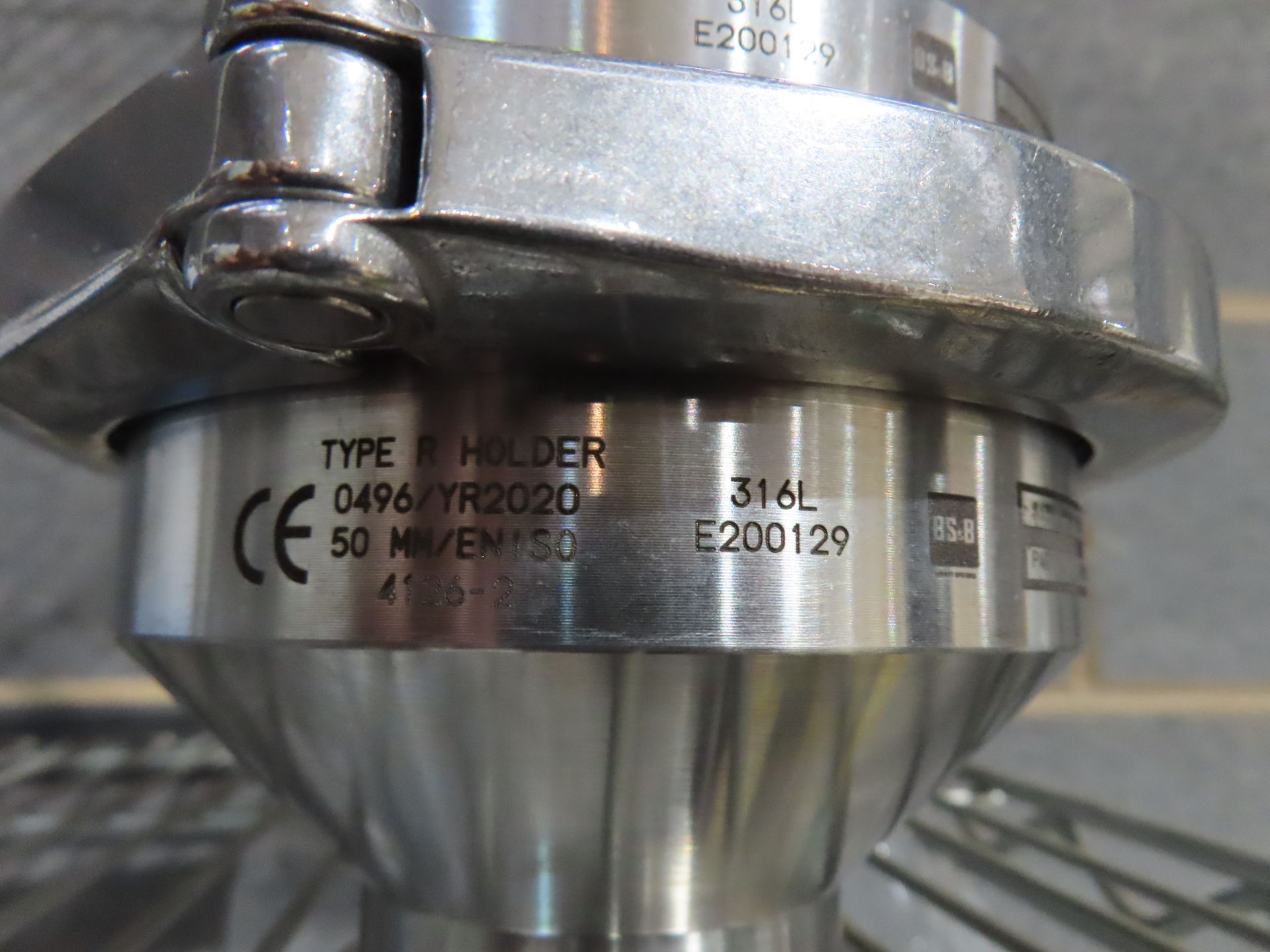 Stainless Steel Tri Clamp Typer Spray Device Holder/Retractable Sprayball holder, Endress + Hauser F - Image 9 of 10