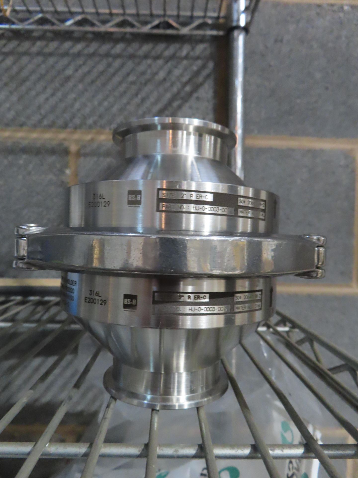 Stainless Steel Tri Clamp Typer Spray Device Holder/Retractable Sprayball holder, Endress + Hauser F - Image 6 of 10
