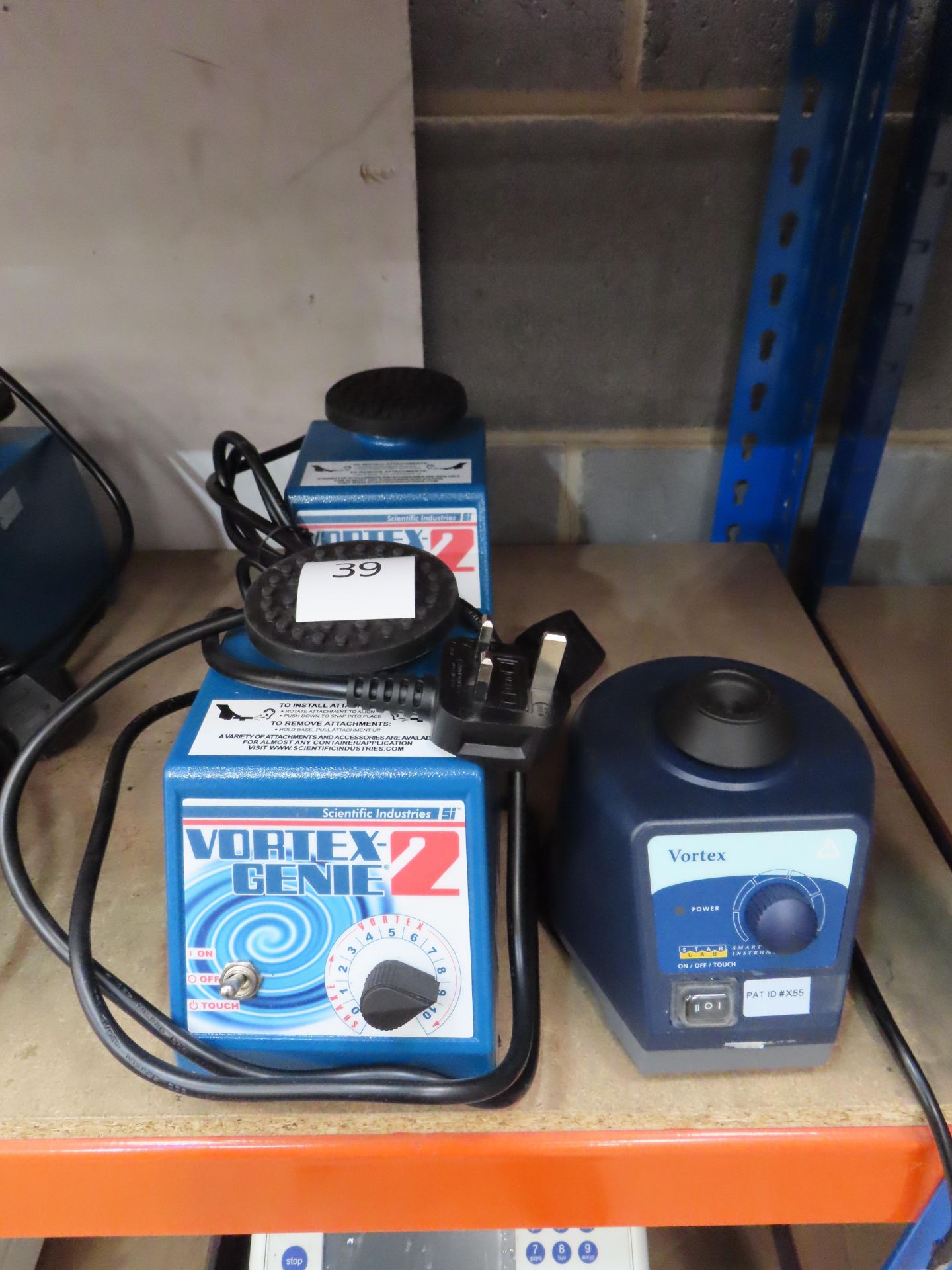 2x Scientific Industries Vortex Genie 2 and 1x Starlab Vortex