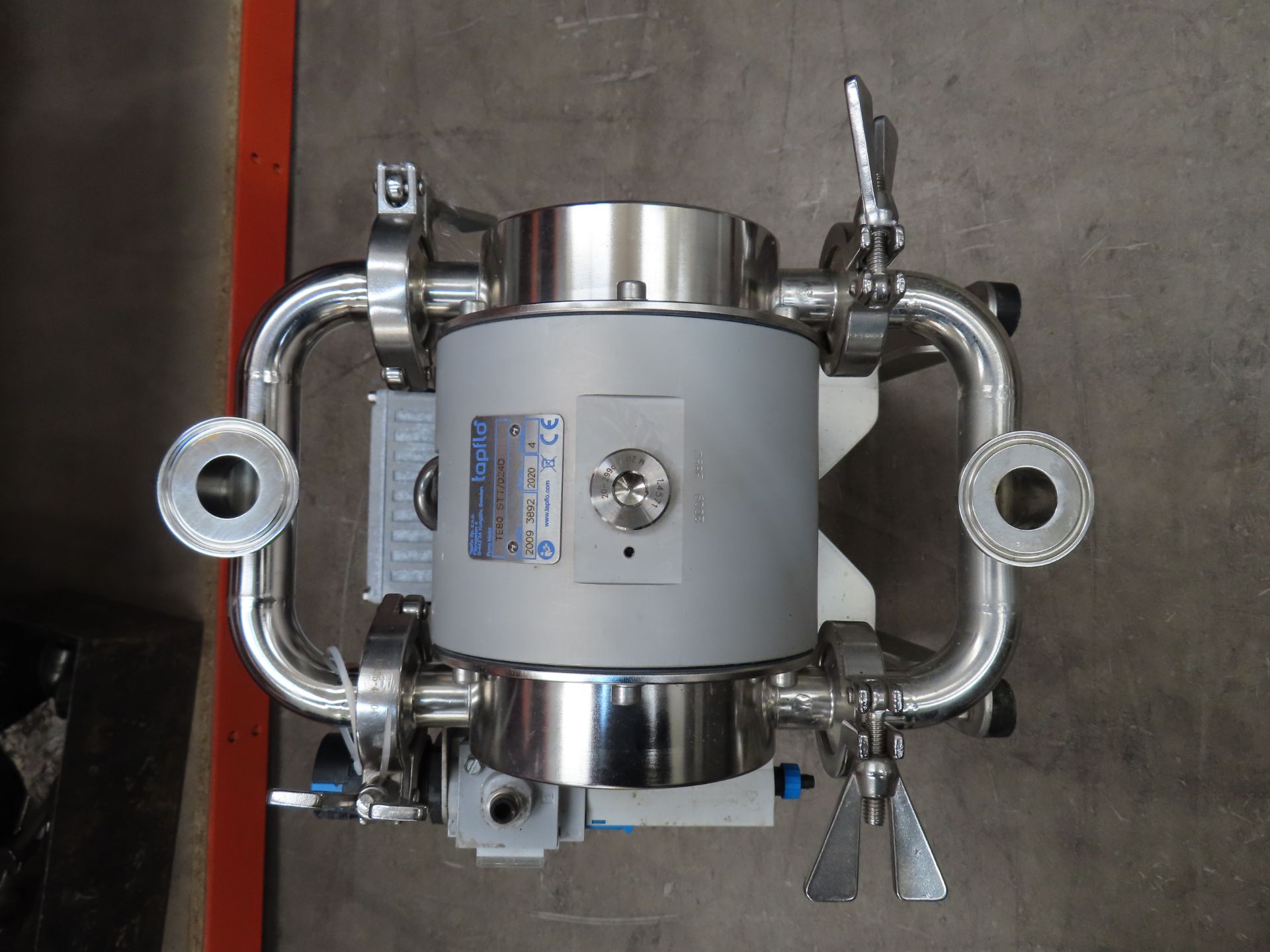Tapflow TE80 STT/024D. Diaphram Pump Electrically Powered by a Nord 3PH Motor, YOM: 2020, S/N: 20093 - Image 10 of 10