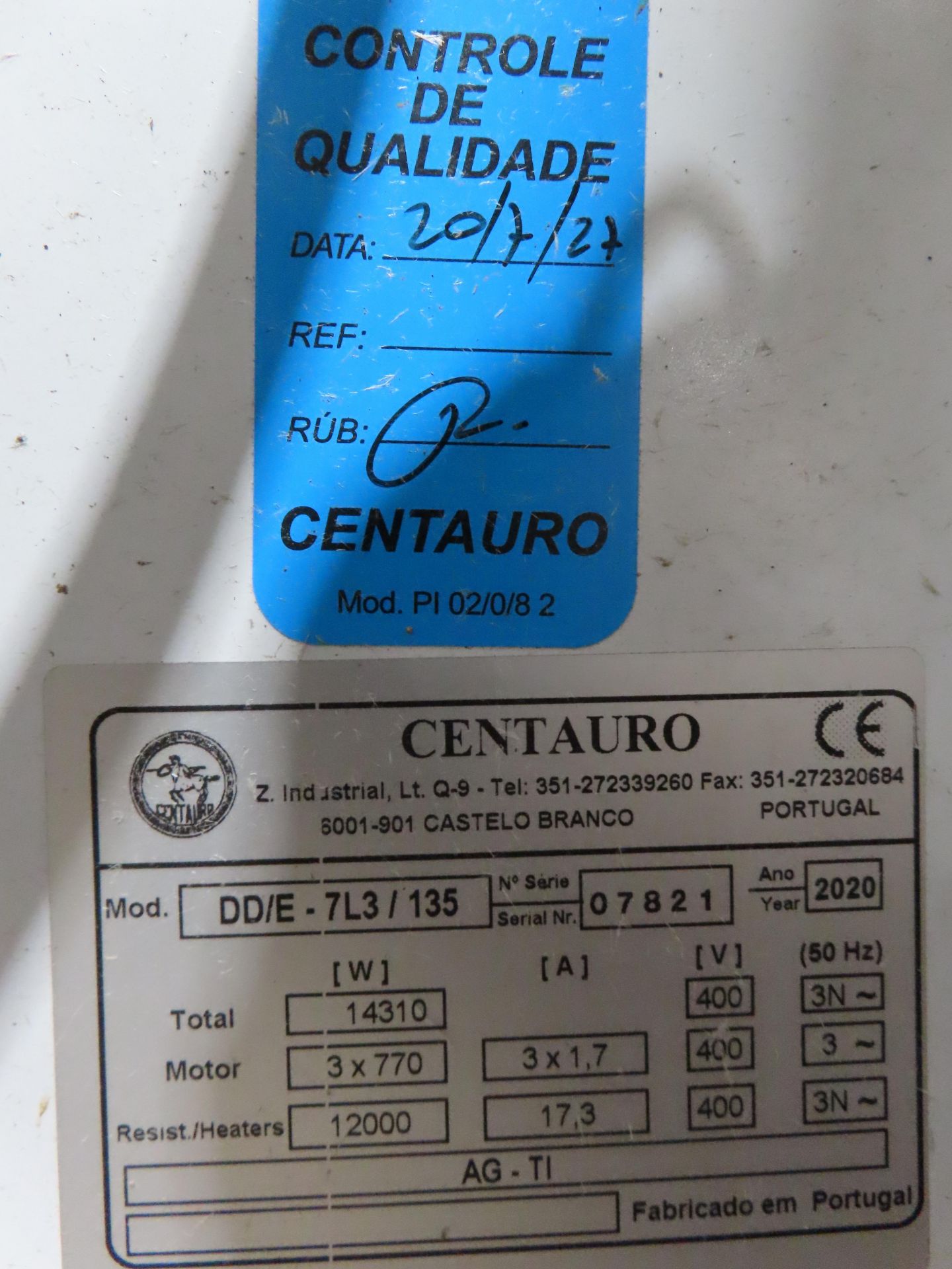 Centauro DD/E-7L3/135 Industrial Gylcol 3 Fan Air Cooler YOM: 2020 - Image 4 of 5