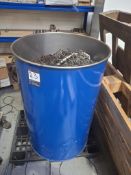 Barrel of machine swarf