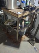 Granite topped workbench
