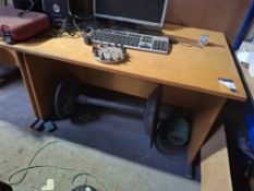 2 x Wooden workbenches