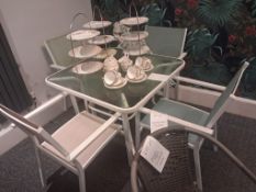 Garden Table & 4 Chairs