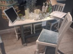 Cafe Dining Table & Four Chairs