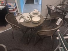 Round Bistro Table & 2 Chairs